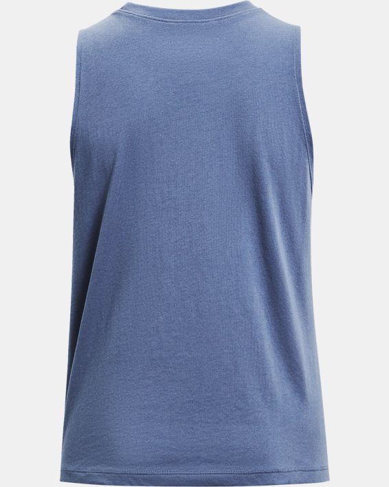 Camiseta sin mangas UA Repeat Muscle para mujer, Blue, pdpMainDesktop image number 5